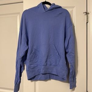 WeWoreWhat matching sweatshirt and leggings set in indigo/purple